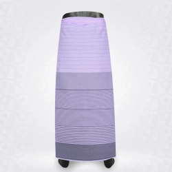 White Brown Blue Checked Cotton Lungi